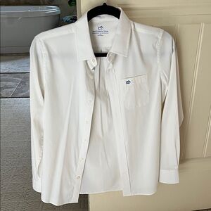SOUTHERN TIDE BOYS White Casual Button Down Shirt / size Large / worn 45 mins